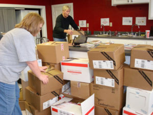 Image of volunteer work in progress